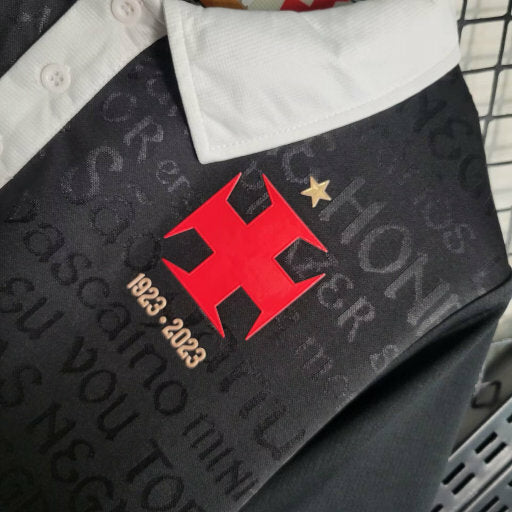 Camisa Vasco da Gama Away 23/24 Feminina Torcedor - Preto
