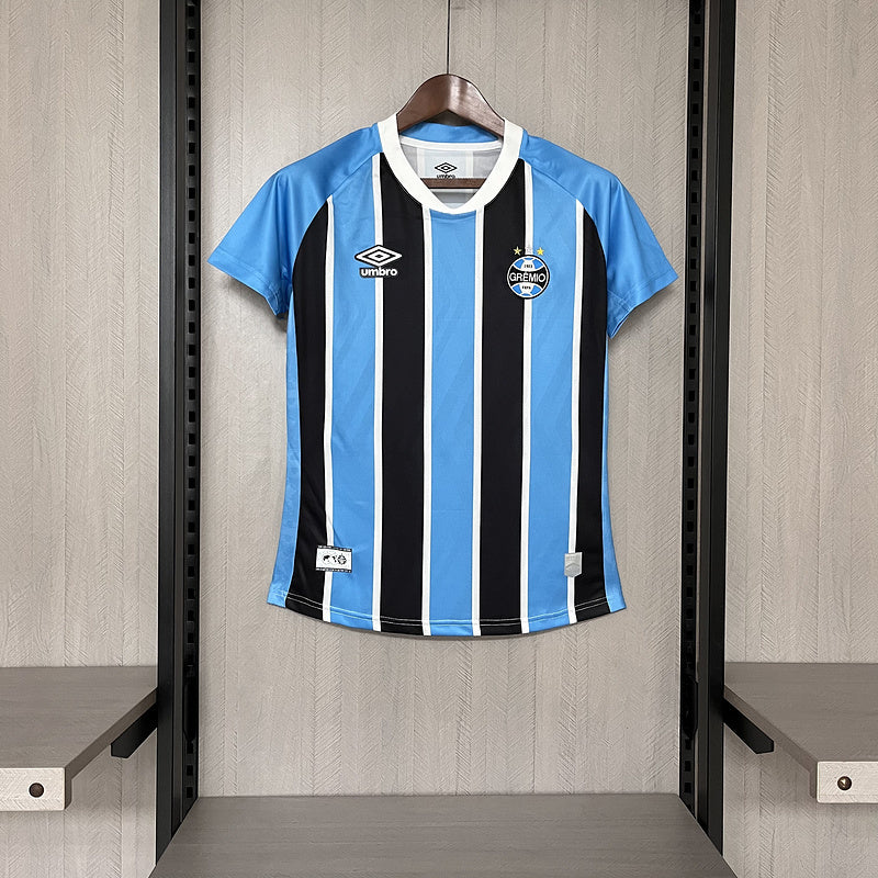 Camisa Grêmio Home 25/26 Torcedor Feminina - Azul