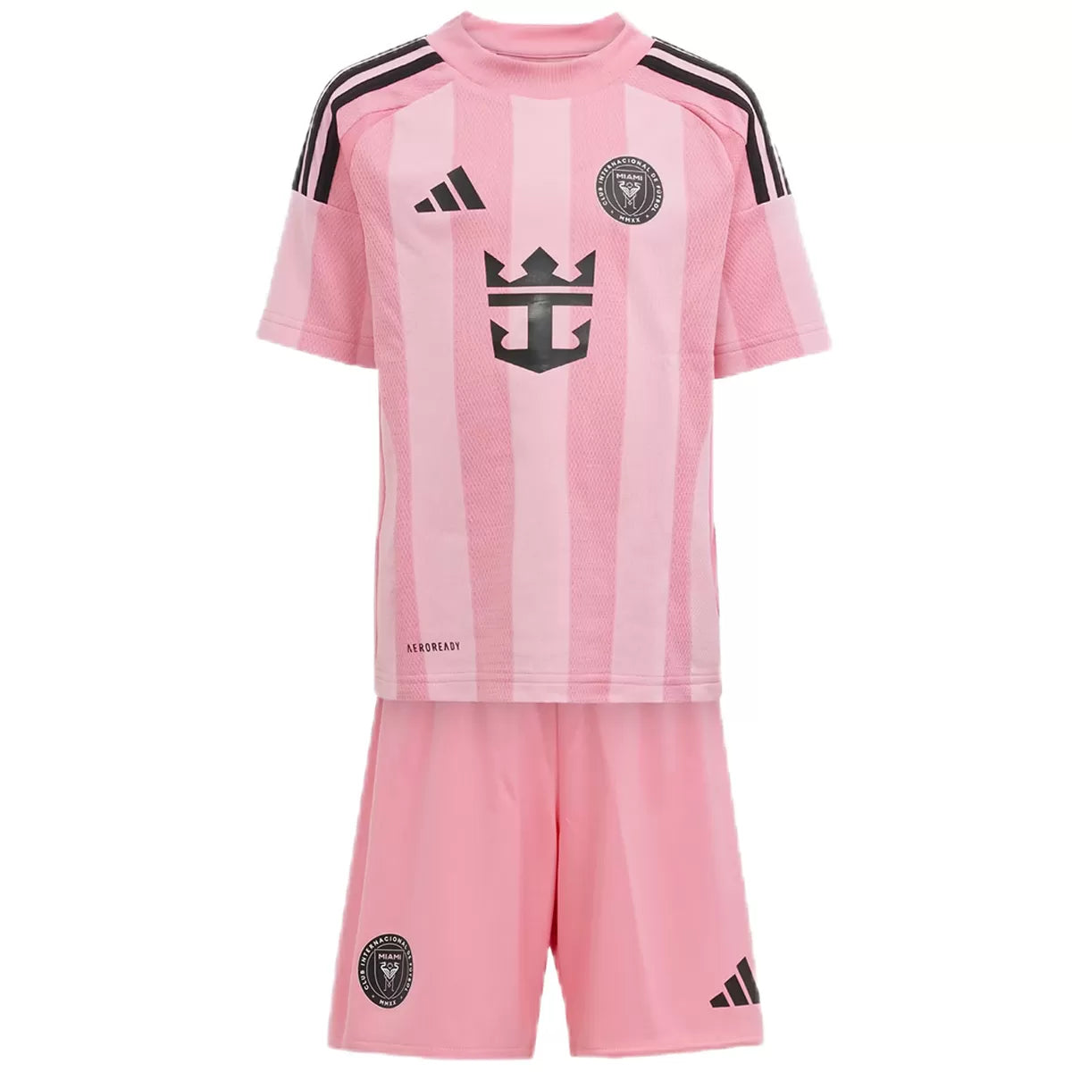 Kit Infantil Inter Miami CF 2025/26 – Uniforme Home Torcedor