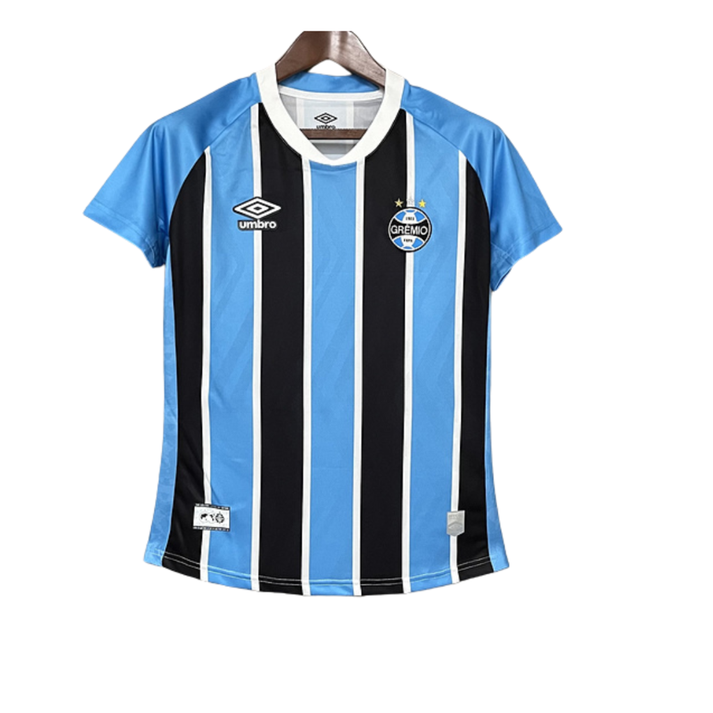 Camisa Grêmio Home 25/26 Torcedor Feminina - Azul