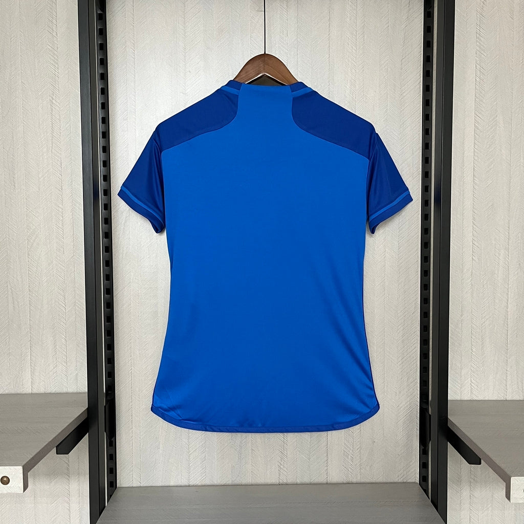 Camisa Cruzeiro Home 24/25 Torcedor Adidas Feminina - Azul