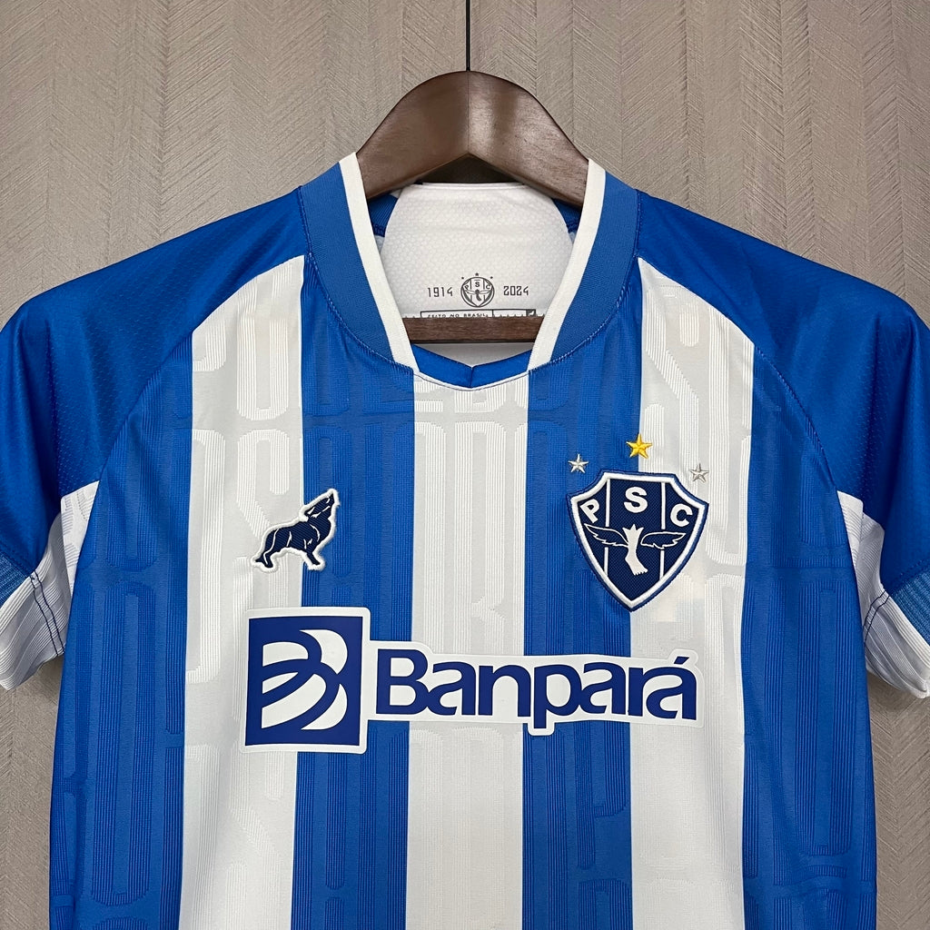 Camisa Paysandu Home 24/25 Torcedor Feminina - Azul+Branco