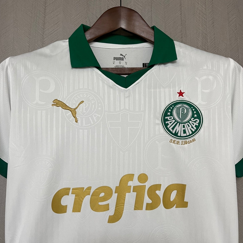 Camisa Palmeiras Away 24/25 Torcedor Puma Feminina - Branco