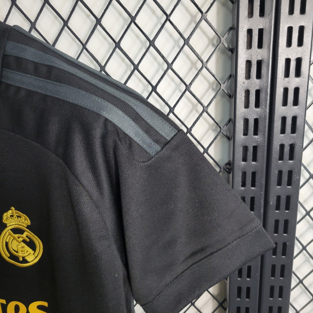 Camisa Real Madrid Away 23/24 Torcedor Adidas Feminina - Preta