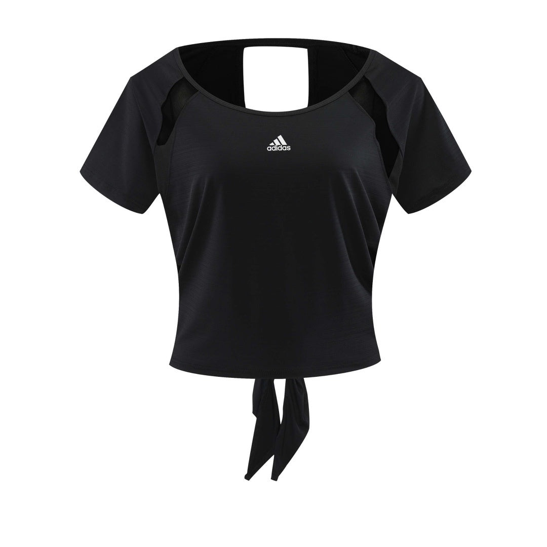 Camiseta Feminina Esportiva com Nó Frontal