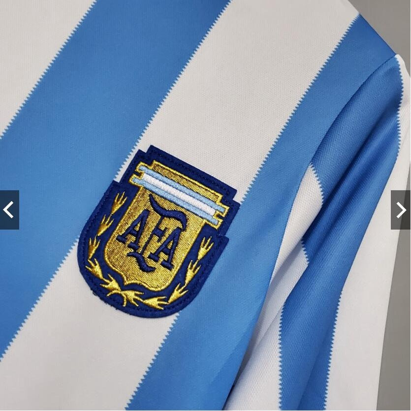Camisa Argentina 1986 Home - Torcedor Masculina