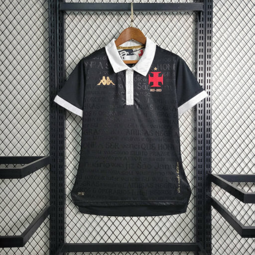 Camisa Vasco da Gama Away 23/24 Feminina Torcedor - Preto