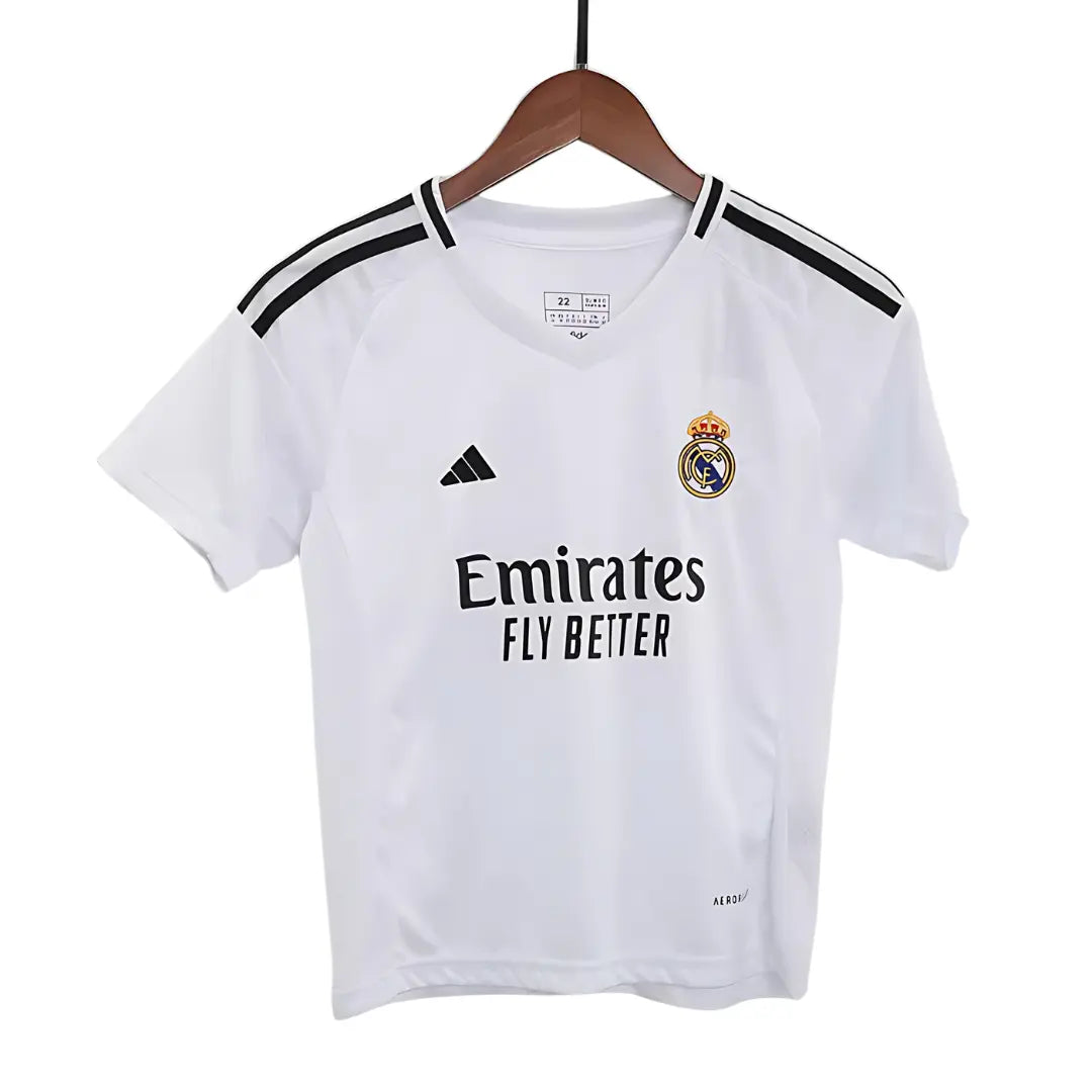 Camisa Real Madrid 2024/25 Home - Kit Torcedor Infantil