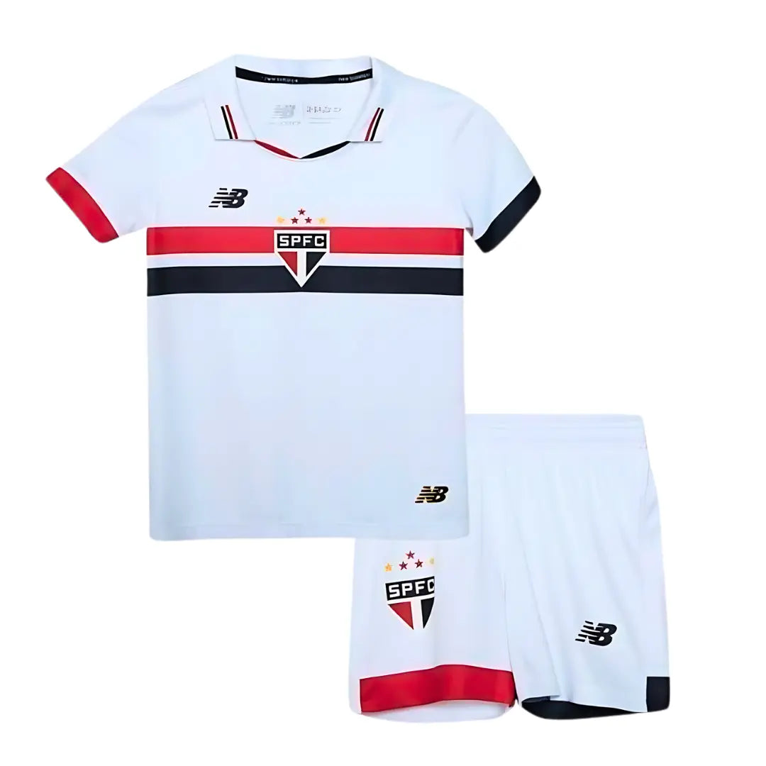 Camisa São Paulo 24/2025 I - Kit Torcedor Infantil