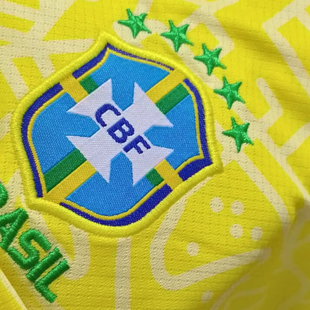 Camisa Seleção Brasil 2024/25 Home - Kit Torcedor Infantil