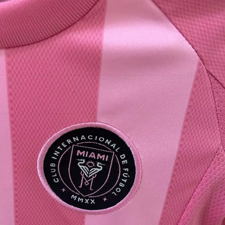 Kit Infantil Inter Miami CF 2025/26 – Uniforme Home Torcedor