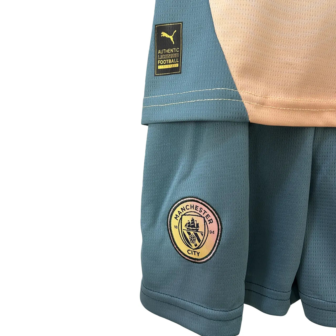 Kit Infantil Manchester City 2024/25 – Quarto Uniforme (Fourth) Torcedor