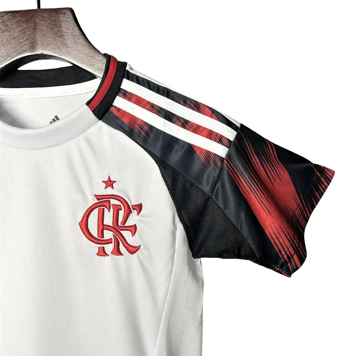 Camisa Flamengo 2025 Away Branco - Kit Torcedor Infantil