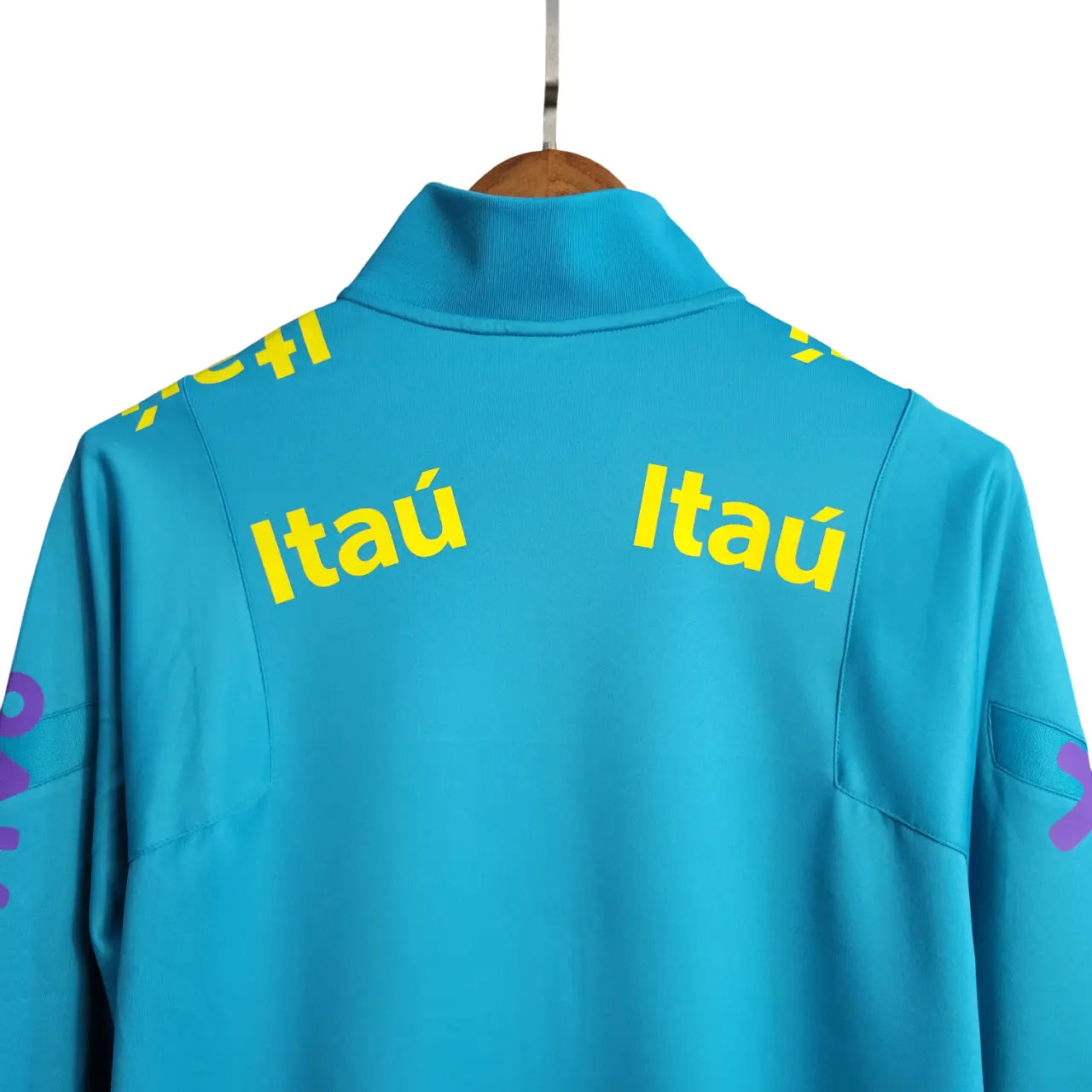 Jaqueta Brasil 2022/23 Pré-Jogo Azul Claro Masculino