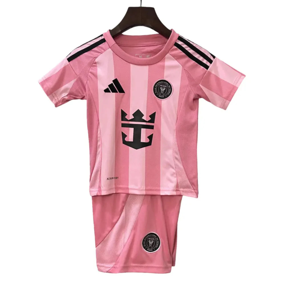 Kit Infantil Inter Miami CF 2025/26 – Uniforme Home Torcedor