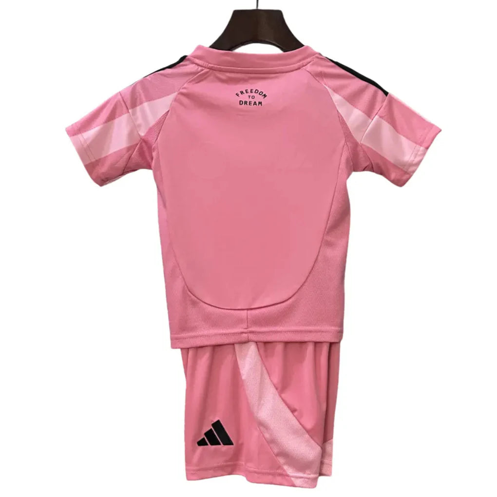 Kit Infantil Inter Miami CF 2025/26 – Uniforme Home Torcedor