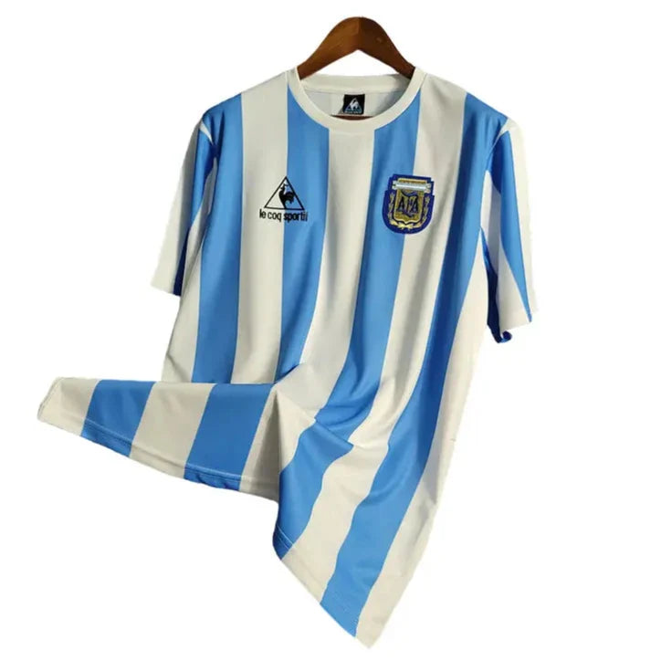 Camisa Argentina 1986 Home - Torcedor Masculina