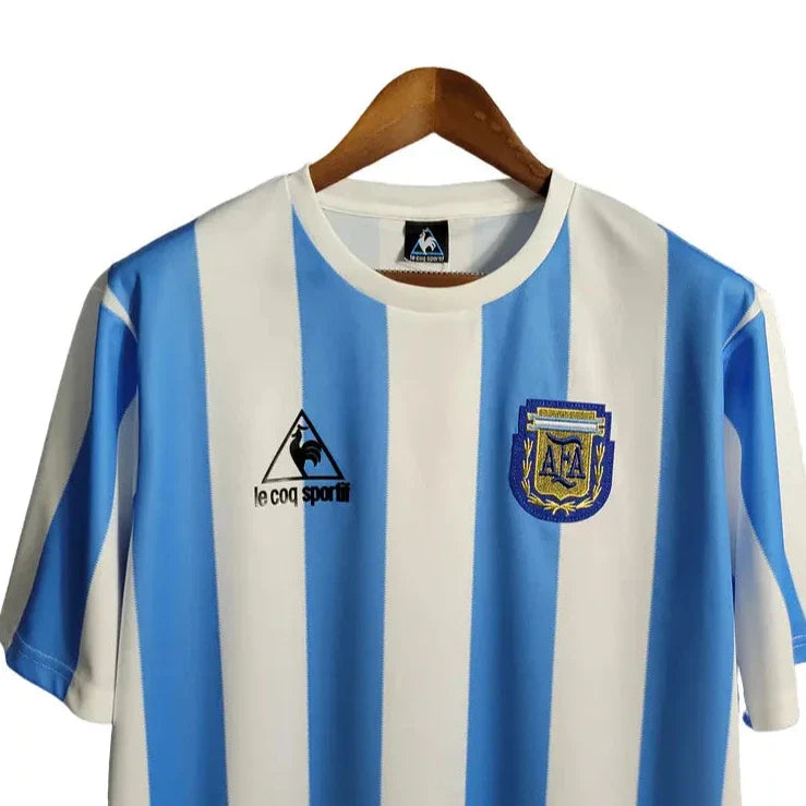 Camisa Argentina 1986 Home - Torcedor Masculina