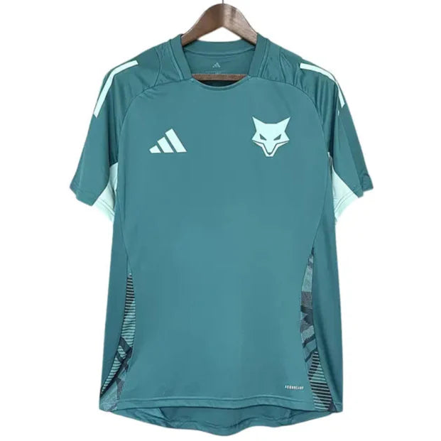 Camisa Cruzeiro 2025 Treino Azul Turquesa - Masculina