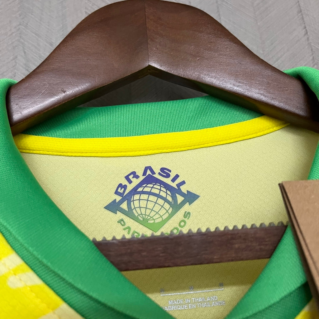 Camisa Brasil Home 24/25 Torcedor Feminina - Amarela