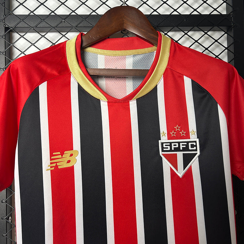 Camisa São Paulo Away 25/26 Torcedor Feminina - Vermelho