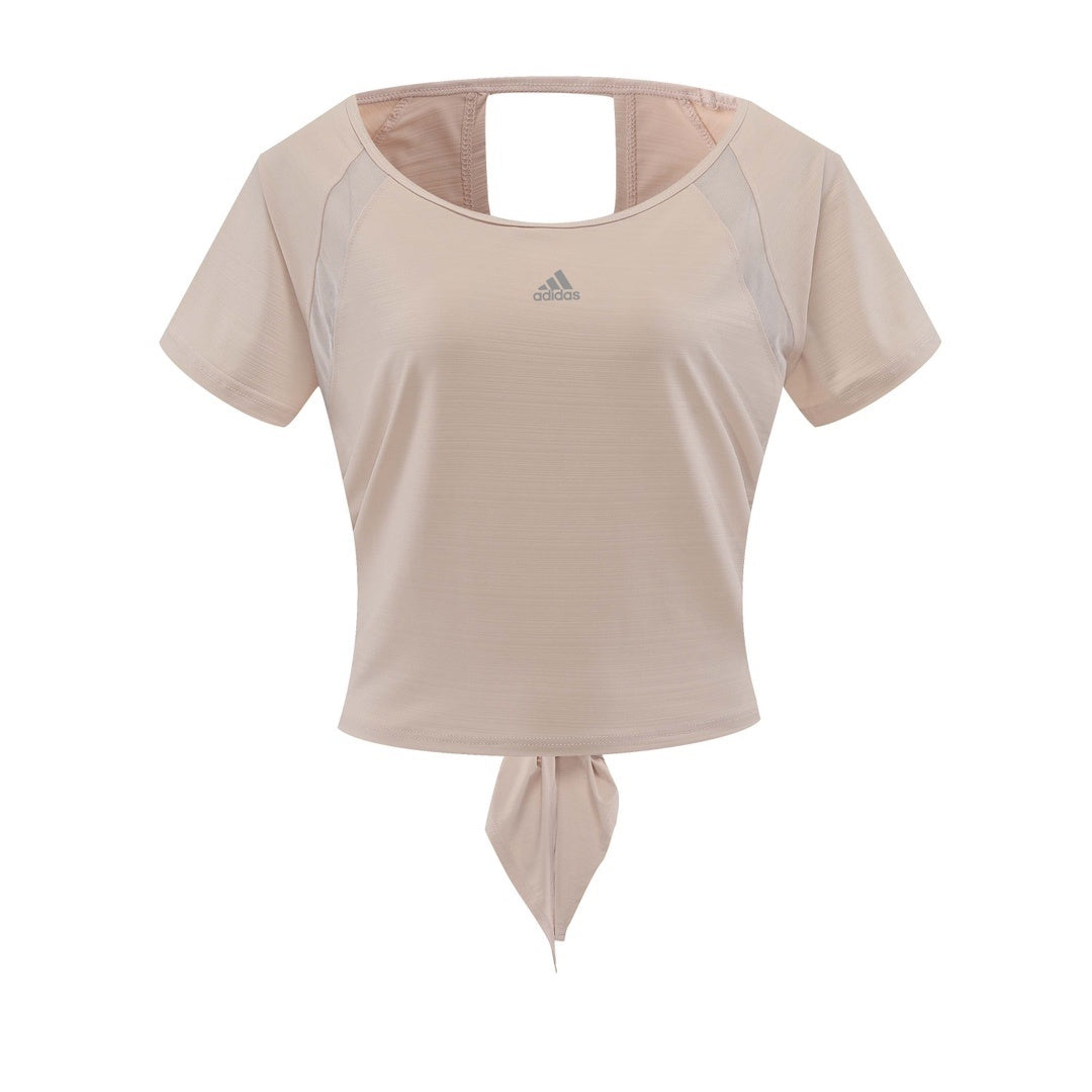 Camiseta Feminina Esportiva com Nó Frontal