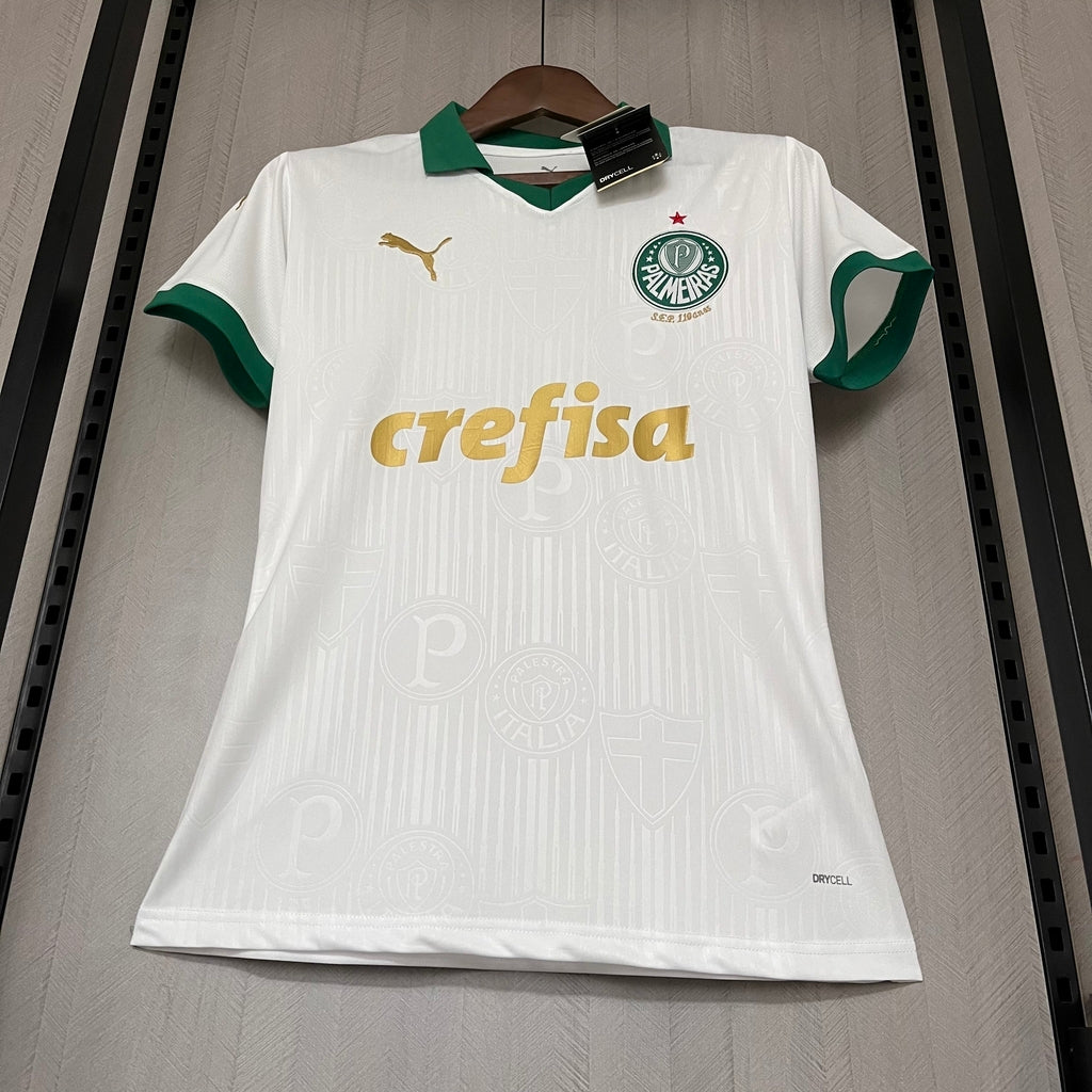 Camisa Palmeiras Away 24/25 Torcedor Puma Feminina - Branco