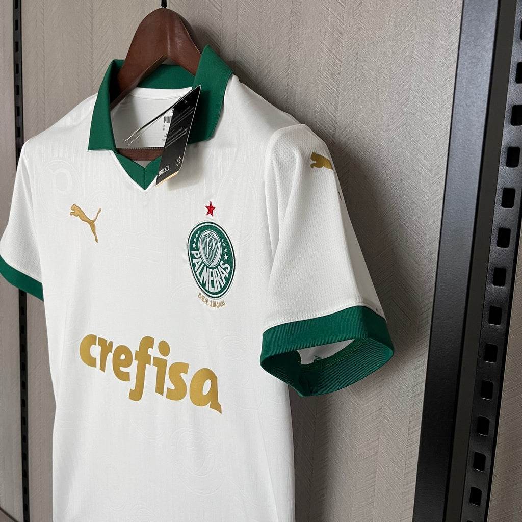 Camisa Palmeiras Away 24/25 Torcedor Puma Feminina - Branco