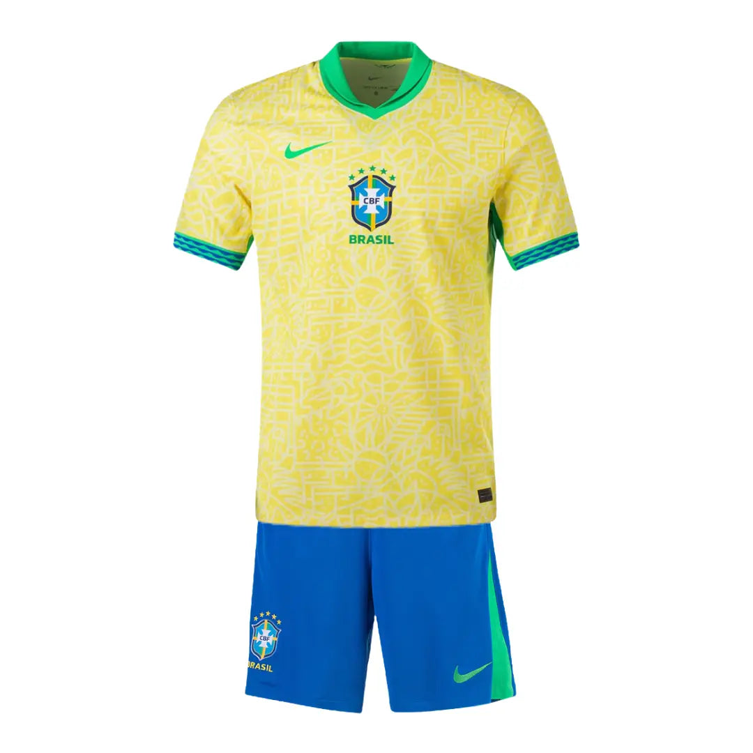 Camisa Seleção Brasil 2024/25 Home - Kit Torcedor Infantil