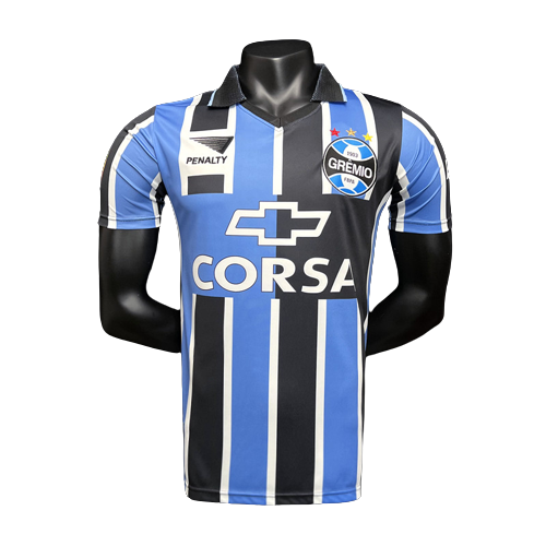 Camisa Grêmio 1998/99 Retro I Azul e Preta