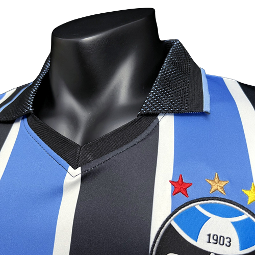 Camisa Grêmio 1998/99 Retro I Azul e Preta