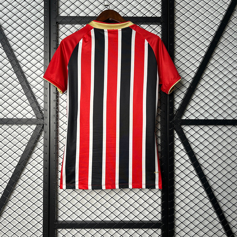 Camisa São Paulo Away 25/26 Torcedor Feminina - Vermelho