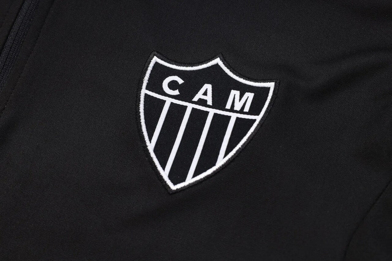 Conjunto Agasalho Atlético mineiro Treino 2023/24 - Preto