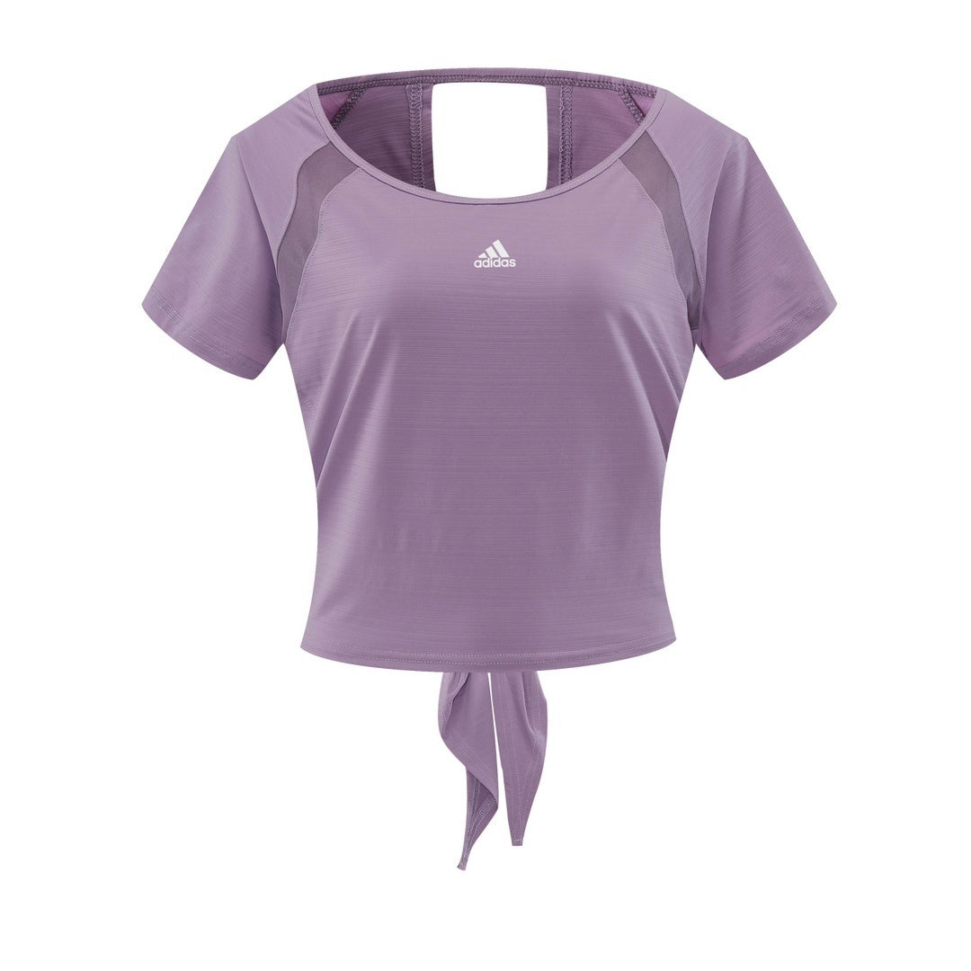 Camiseta Feminina Esportiva com Nó Frontal