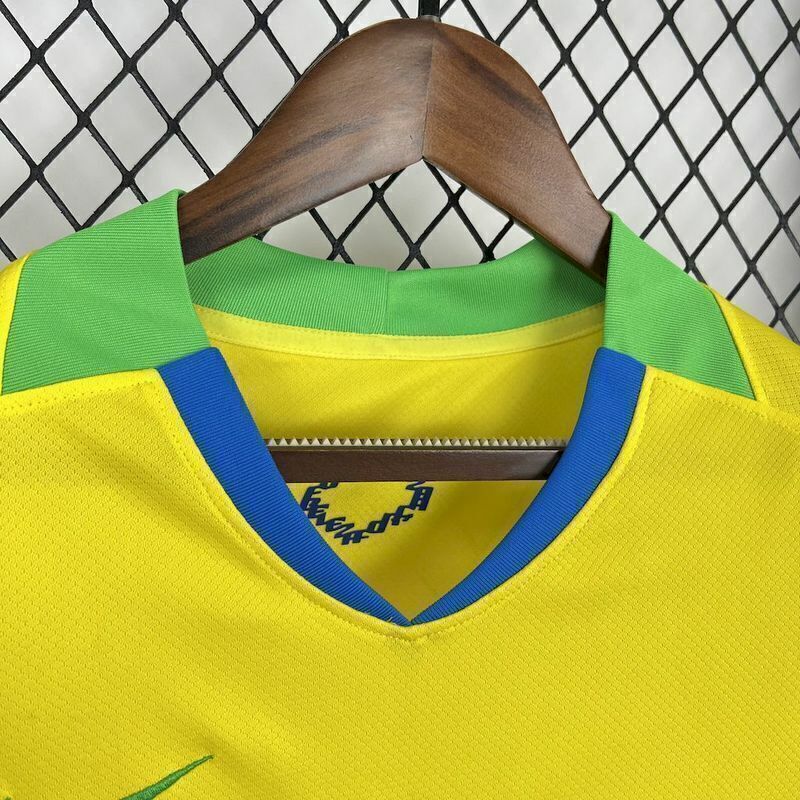 Camisa Brasil Home 25/26 Torcedor Feminina - Amarelo