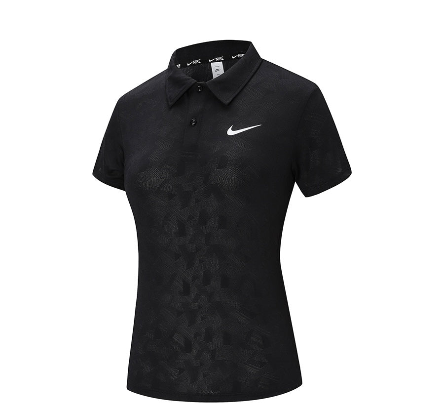 Polo Esportiva Feminina Preta – Estilo, Versatilidade e Conforto