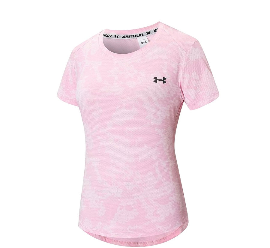 Camiseta Esportiva Feminina Camuflada – Estilo, Conforto e Performance