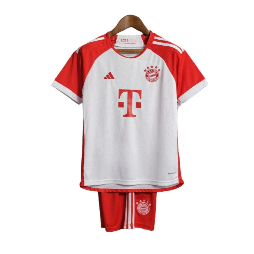 Kit Infantil Bayern de Munique 2023/24 – Uniforme Home Torcedor